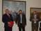 Открытие персональной выставки художника, заслуженного деятеля искусств УР Белых Валентина Леонидовича, посвященной 55-летию со дня рождения, в Удмуртском республиканском музее изобразительных искусств.
              Участники открытия (слева направо): Председатель Госсовета УР Семенов Игорь Николаевич, Белых Валентин Леонидович