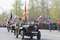 Парад военно-патриотических объединений, воинских подразделений, силовых структур, посвященный 63-й годовщине Победы в Великой Отечественной войне на Центральной площади г. Ижевска.
              Ветераны Великой Отечественной войны на легковых автомобилях времен войны. Снимок 1