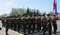 Парад военно-патриотических объединений, воинских подразделений, силовых структур, посвященный 65-й годовщине Победы в Великой Отечественной войне, на Центральной площади г. Ижевска. Колонна военнослужащих