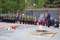 Митинг у Монумента боевой и трудовой славы, посвященный 100-летию со дня образования Пограничных войск. Снимок 3